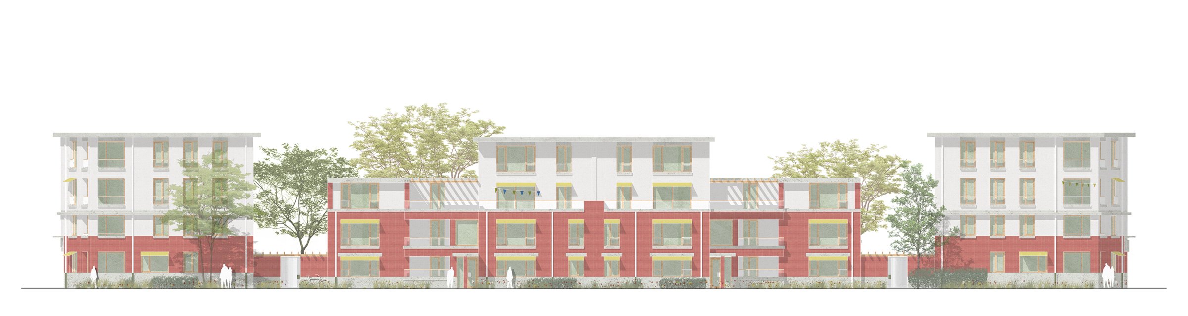 SWZ19.500 P-190509 aanzicht parkgebouwen-01