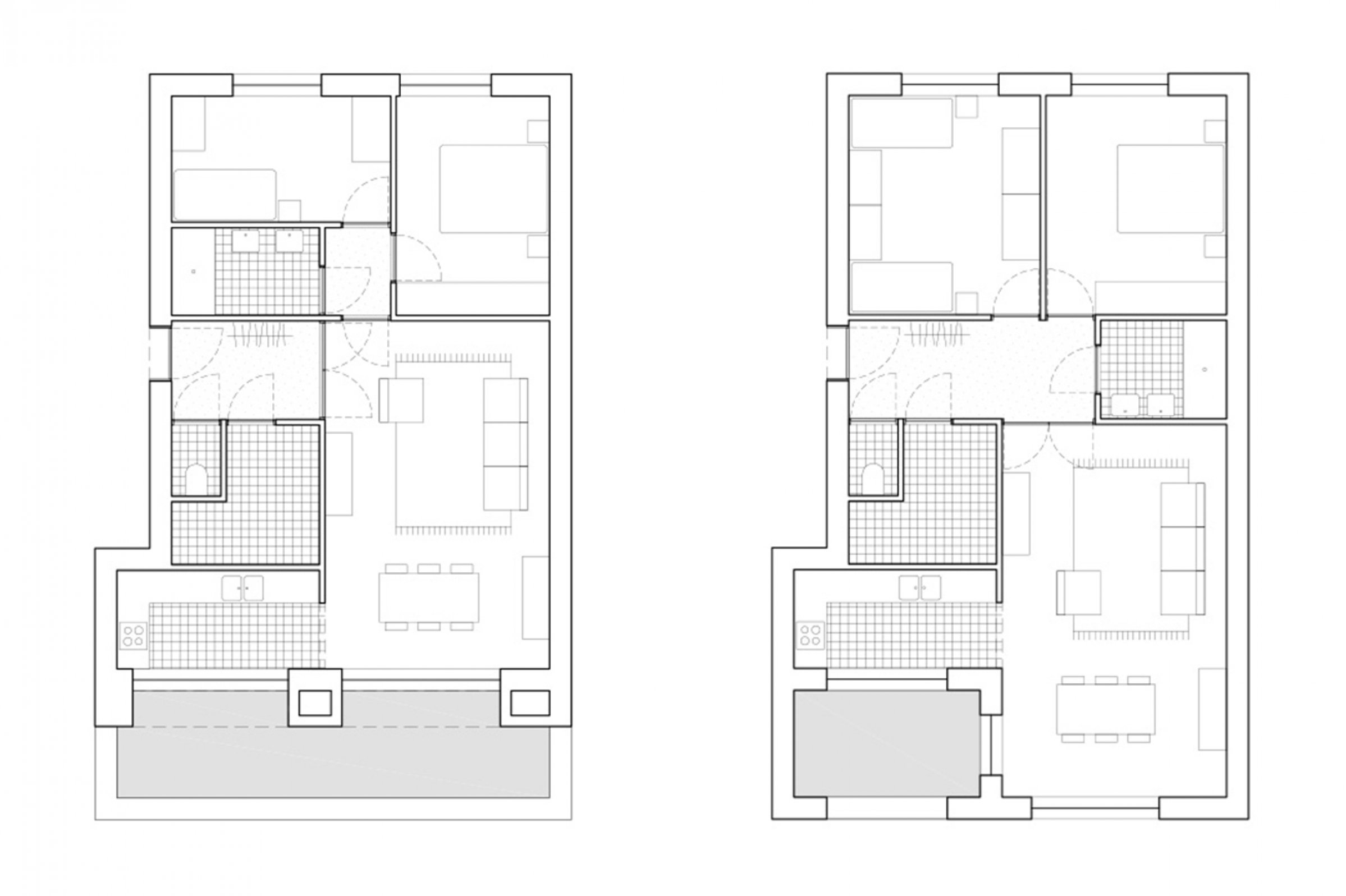 WLO19.600 S-typeplan appartementen