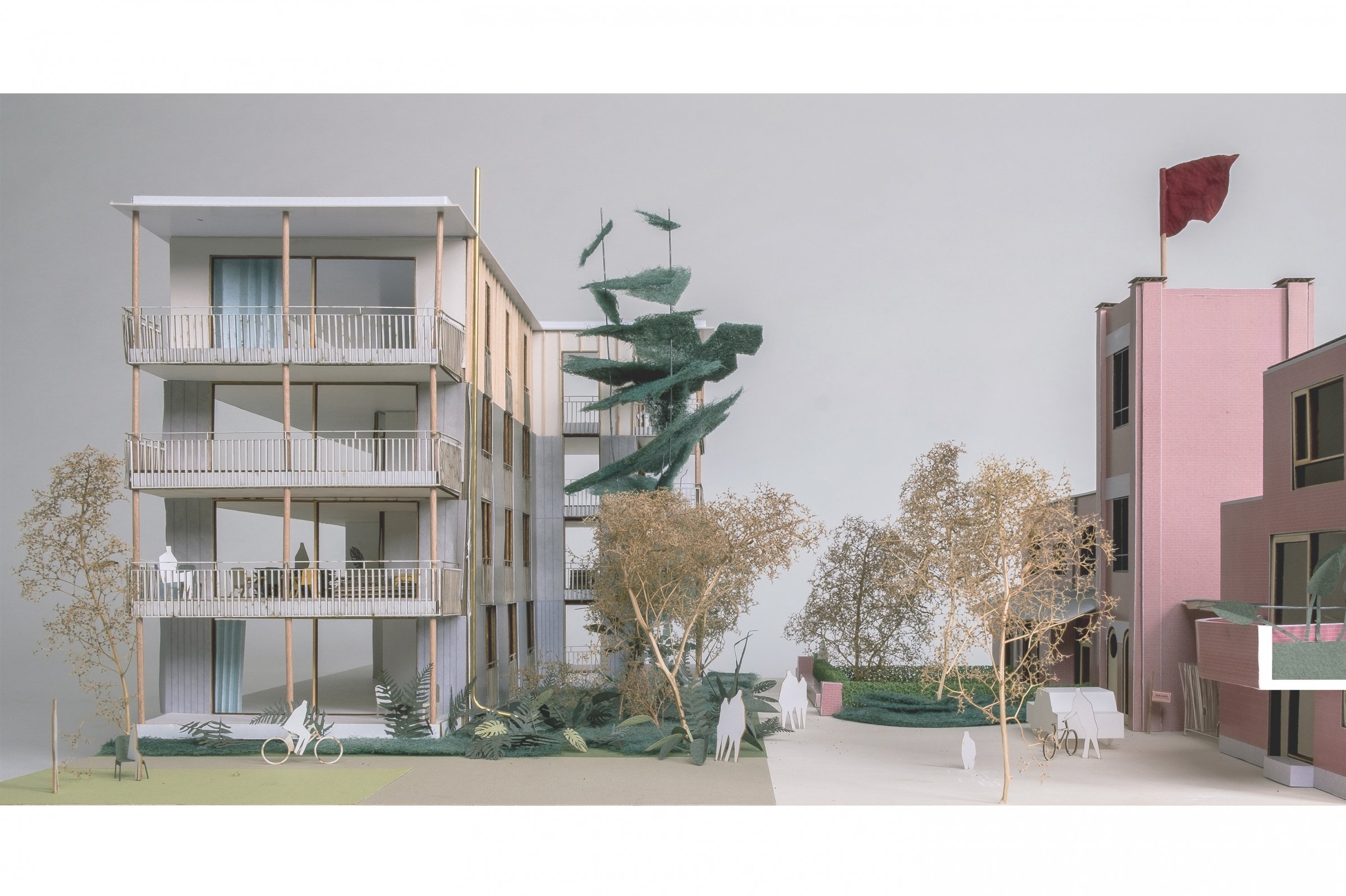 SBM21.600 S-230315 maquette 3 woningvormen lichter